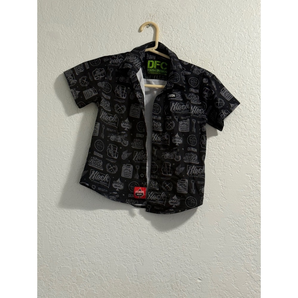 Dixxon Flannel Co Youth Division Klock Werks Short Sleeve Button Up Shirt S
